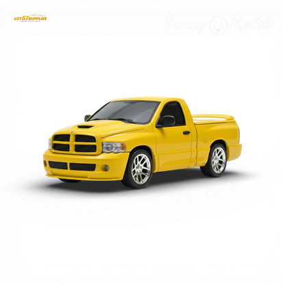 (Pre-Order) Funny Model 2004 Dodge RAM SRT-10 - Yellow Fever 1:64