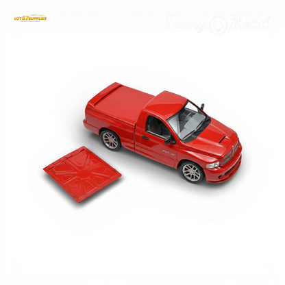 (Pre-Order) Funny Model 2004 Dodge RAM SRT-10 - Flame Red 1:64