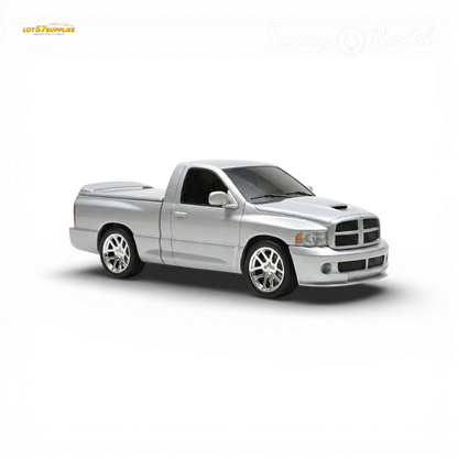 (Pre-Order) Funny Model 2004 Dodge RAM SRT-10 - Bright Silver Metallic 1:64