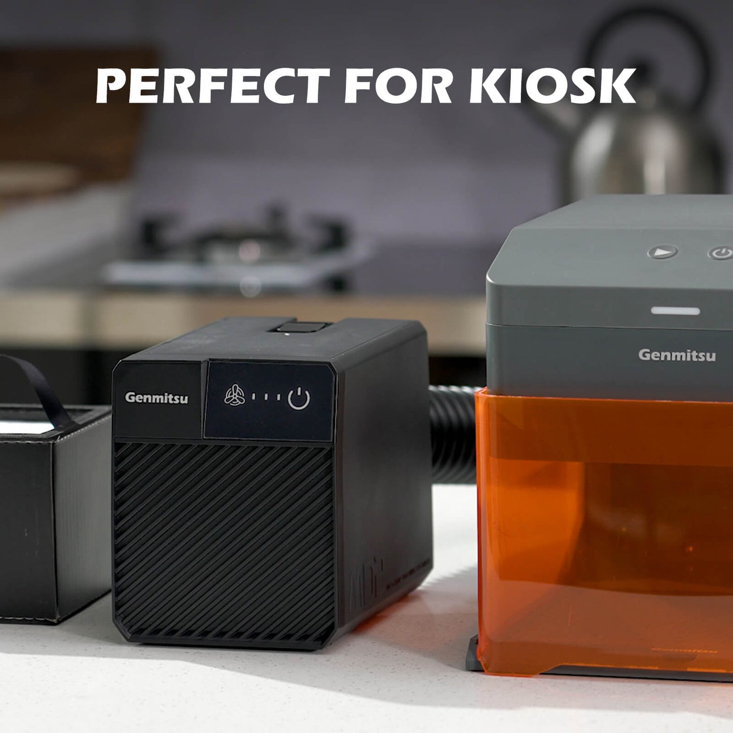 MD2 Smoke Purifier for Kiosk, Kortek Laser Engraver, Portable, Five-Layer Filtration, Adjustable 3-Speed Control, for Laser, Soldering, Welding