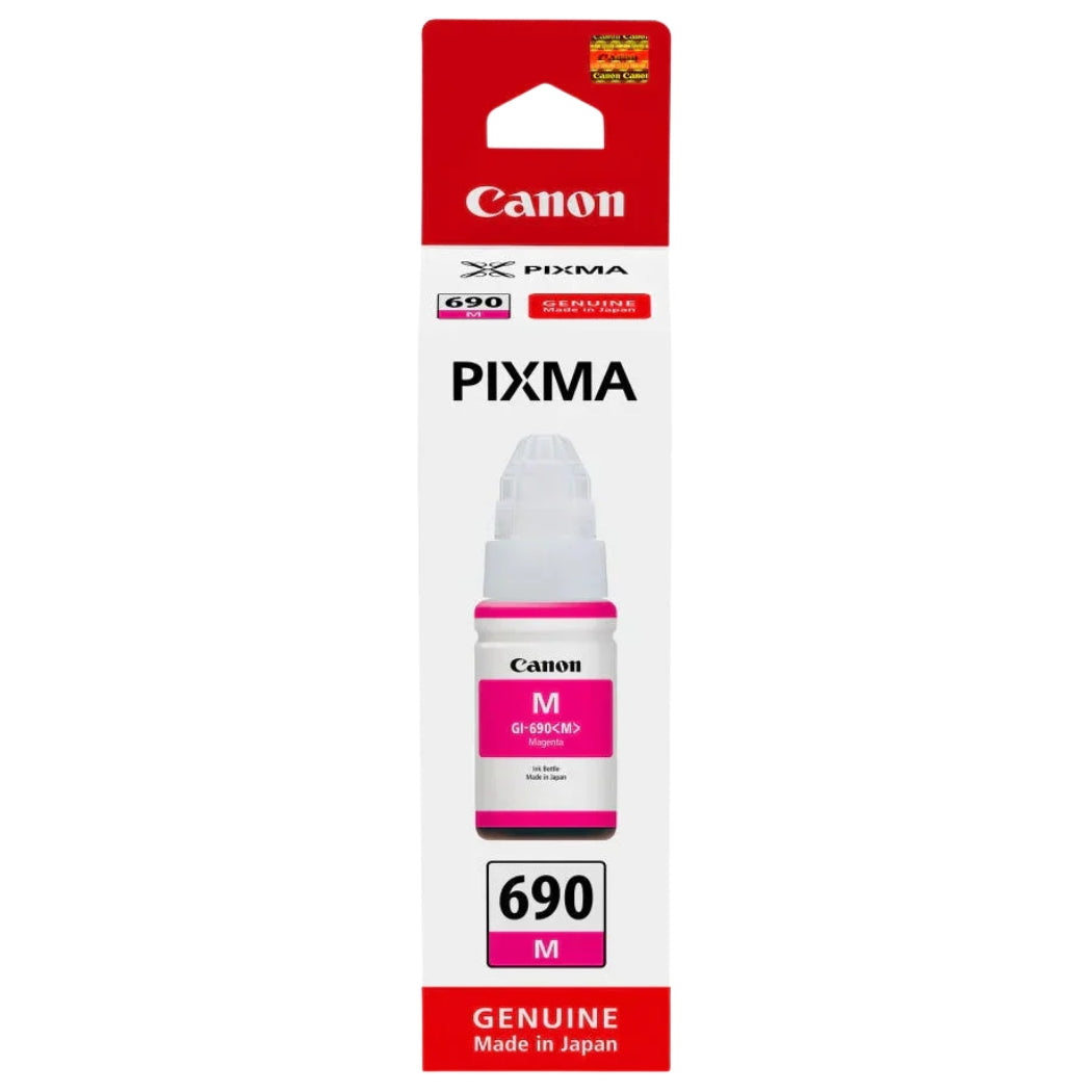 New, Pre-Owned - Canon GI-690 High-Yield Magenta Ink Bottle, GI-690M