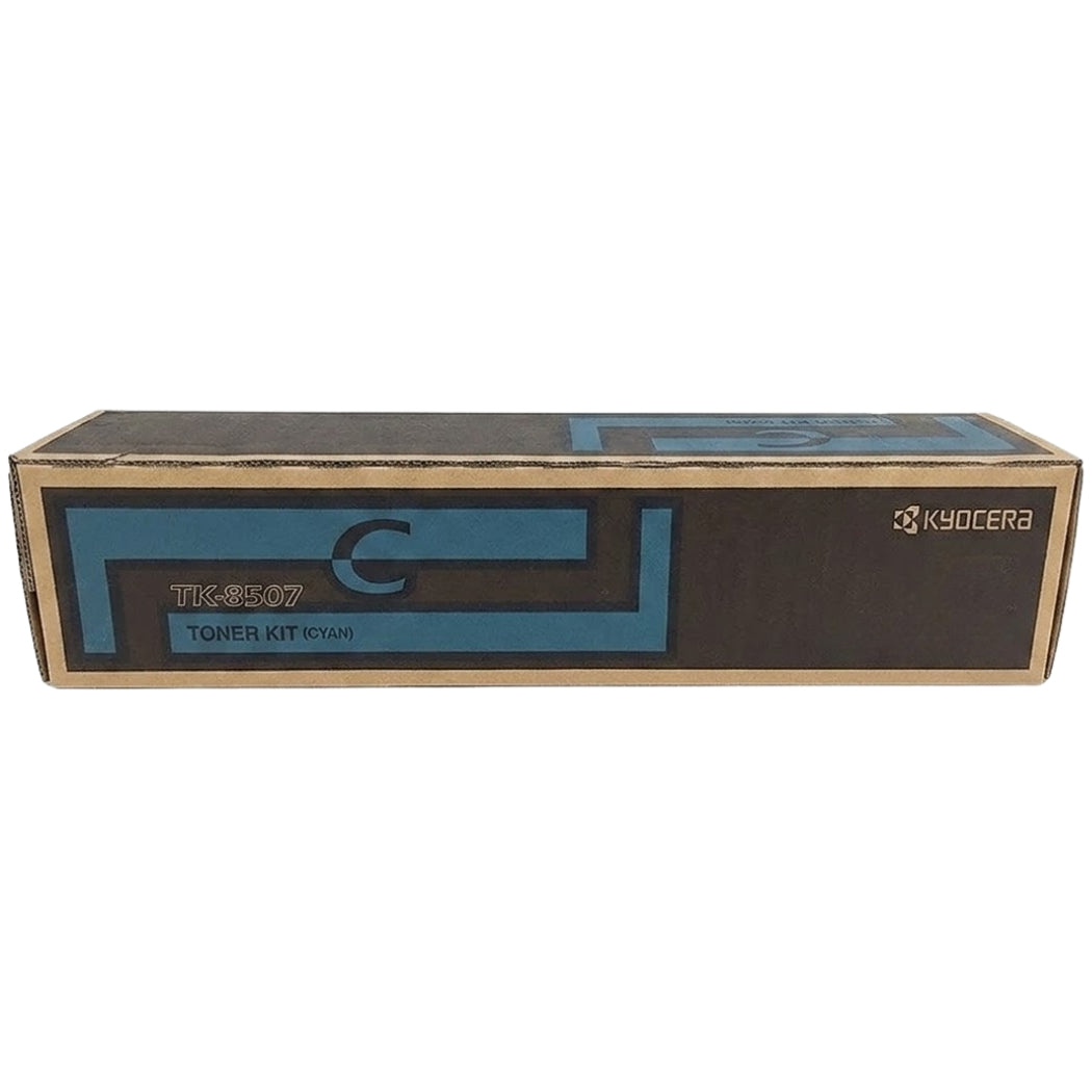New, Pre-Owned - Kyocera TK-8507 Standard-Yield Cyan Toner Cartridge, TK-8507C