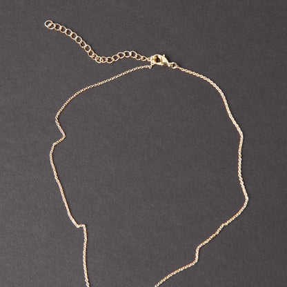 Amethyst Crystal Point Necklace by Tiny Rituals