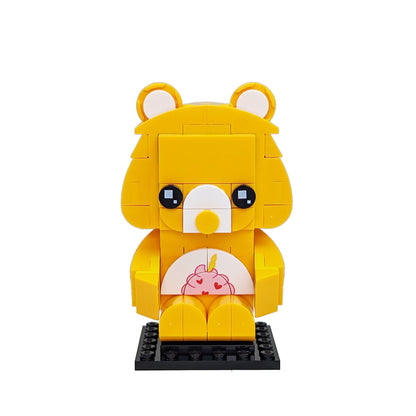 Golden Friendship Bear Brick Building Set - Custom Printed Set - Made Using LEGO® Parts