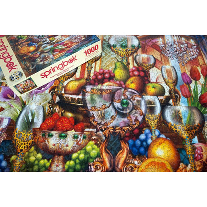 Golden Elegance 1000 Piece Jigsaw Puzzle Springbok