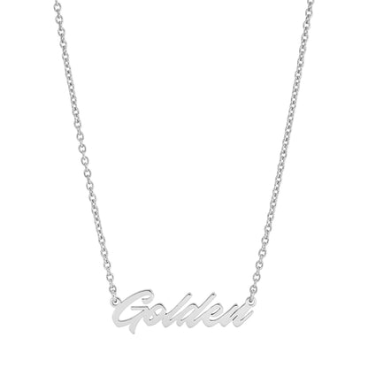 Golden Necklace by eklexic jewelry
