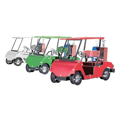 Golf Cart Set 3D Steel Model Kit Metal Earth