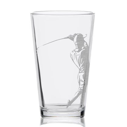 GOLF Pint Glasses by LumEngrave