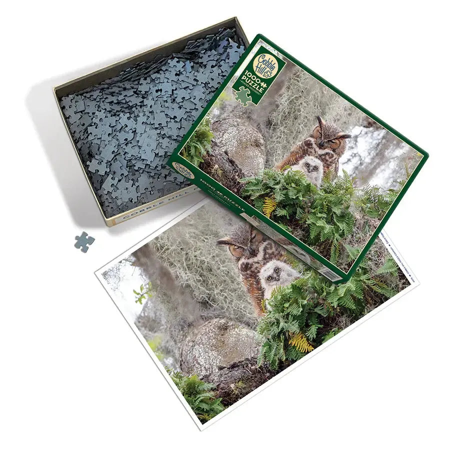 Great Horned Owl 1000 Piece Jigsaw Puzzle Cobble Hill
