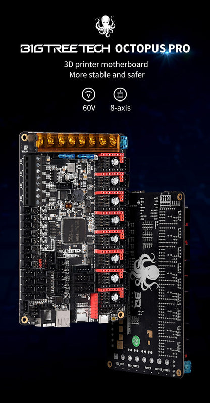 BTT 60V Octopus PRO Controller Board / 3D Printer Control System