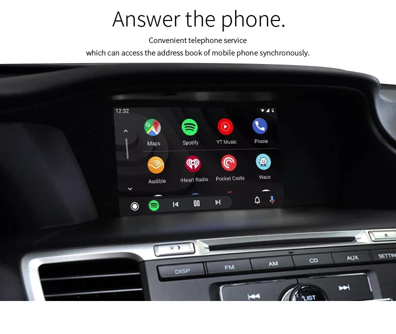Car Media Player For Honda Accord 9 9.5,2013 2014 2015 2016 2017 5G Wireless Carplay Android Auto Bluetooth Phones,  Music