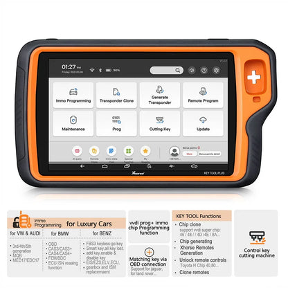 Xhorse VVDI Key Tool Plus Pad Full Auto Key Programmer Advanced Version for Benz/BMW/AUDI All in 1