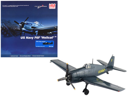 Grumman F6F-5 Hellcat Fighter Aircraft "Blue Angels #2" (1946) United States Navy "Air Power Series" 1/72 Diecast Model by Hobby Master  free shipping USA