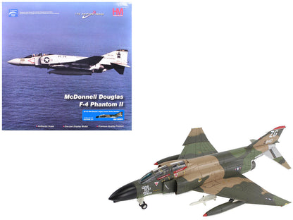 McDonnell Douglas EF-4C Wild Weasel Fighter-Bomber Aircraft "64-0840 67th TFS Korat RTAFB Super Cocks Swiss Samilar" (1971) United States Air Force "Air Power Series" 1/72 Diecast Model by Hobby Master  free shipping USA