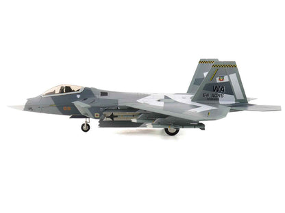 Lockheed F-22 Raptor Stealth Aircraft "Splinter Camouflage" United States Air Force "Air Power Series" 1/72 Diecast Model by Hobby Master