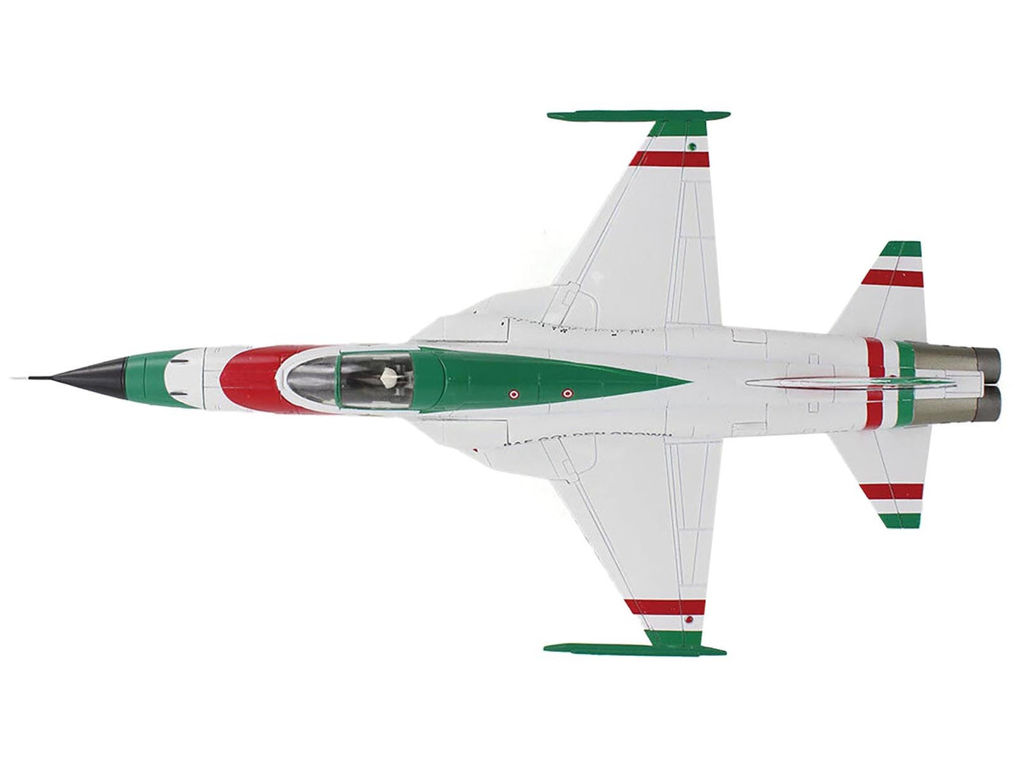 Northrop F-5E Tiger II Aircraft "#1 3-7099 IIAF Golden Crown" Imperial Iranian Air Force "Air Power Series" 1/72 Diecast Model by Hobby Master
