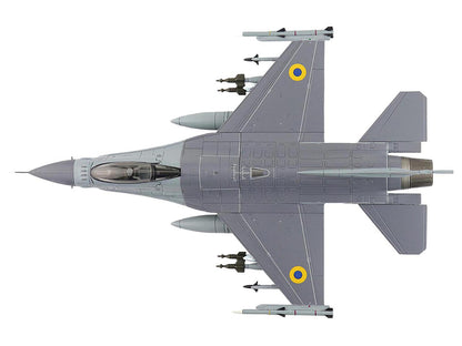 Lockheed F-16AM Fighting Falcon Fighter Aircraft "UA24-3596 Pylon Integrated Dispenser System Plus" (2024) Ukrainian Air Force "Air Power Series" 1/72 Diecast Model by Hobby Master