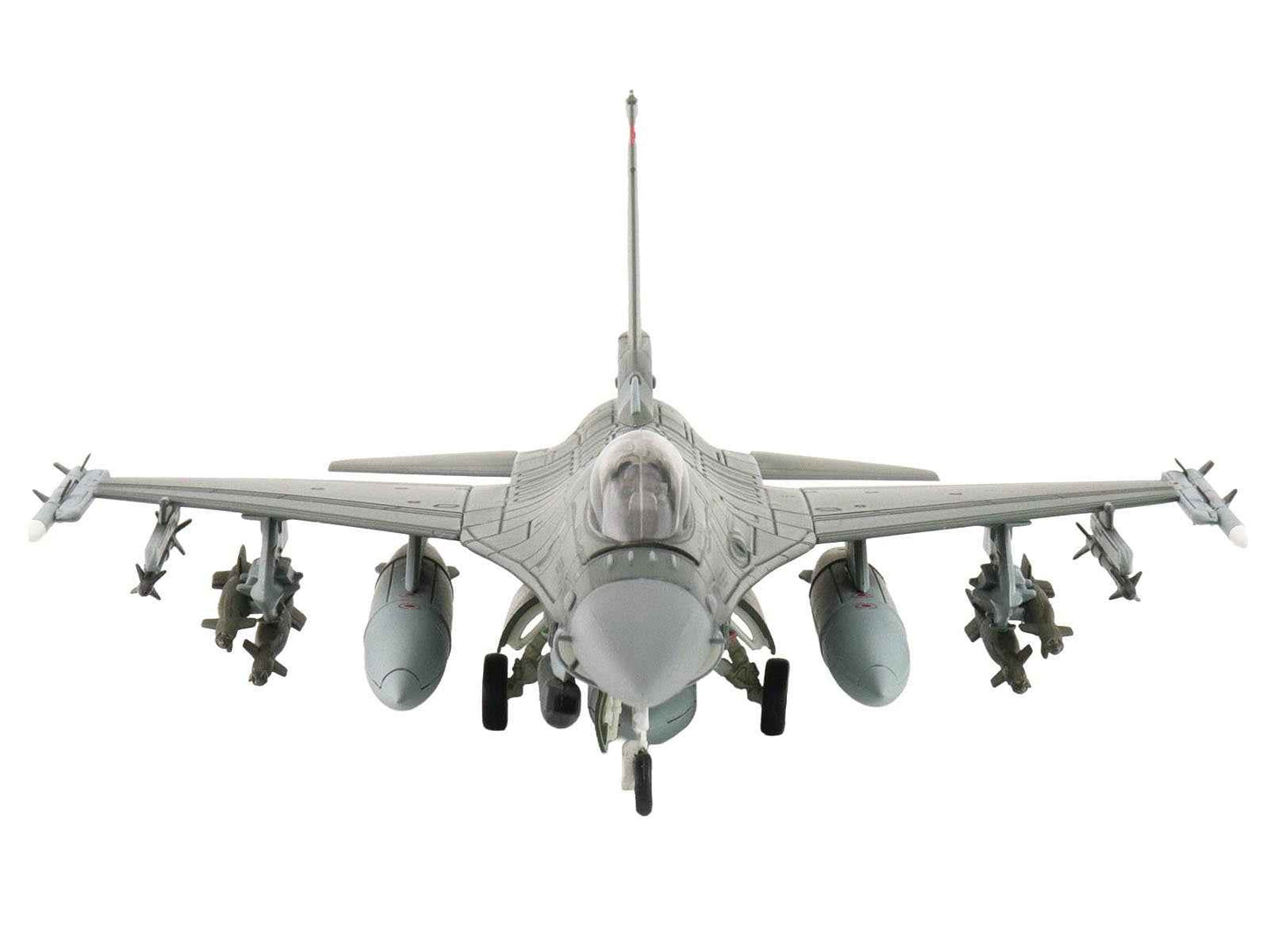 Lockheed F-16C Fighting Falcon Fighter Aircraft "88-0545 138th Fighter Wing Oklahoma Air National Guard" (2024) United States Air Force "Air Power Series" 1/72 Diecast Model by Hobby Master