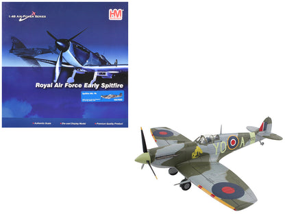 Supermarine Spitfire Mk Vb Fighter Aircraft "EN921 Flying Officer Jack Sheppard No. 401 Squadron" (1943) Royal Canadian Air Force "Air Power Series" 1/48 Diecast Model by Hobby Master  free shipping USA
