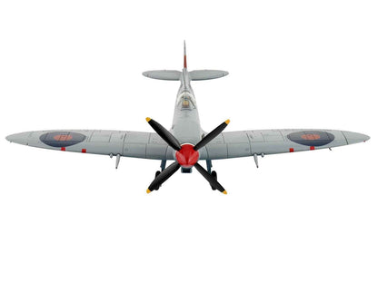 Supermarine Spitfire Mk IXc Fighter Aircraft "MA466 BQ-S No. 451 Squadron Corsica" (1944) Royal Australian Air Force "Air Power Series" 1/48 Diecast Model by Hobby Master