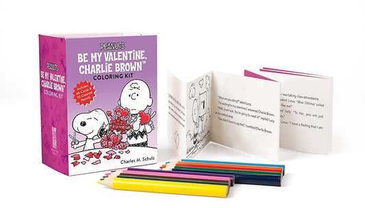 RP Minis: Peanuts - Be My Valentine, Charlie Brown Coloring Kit