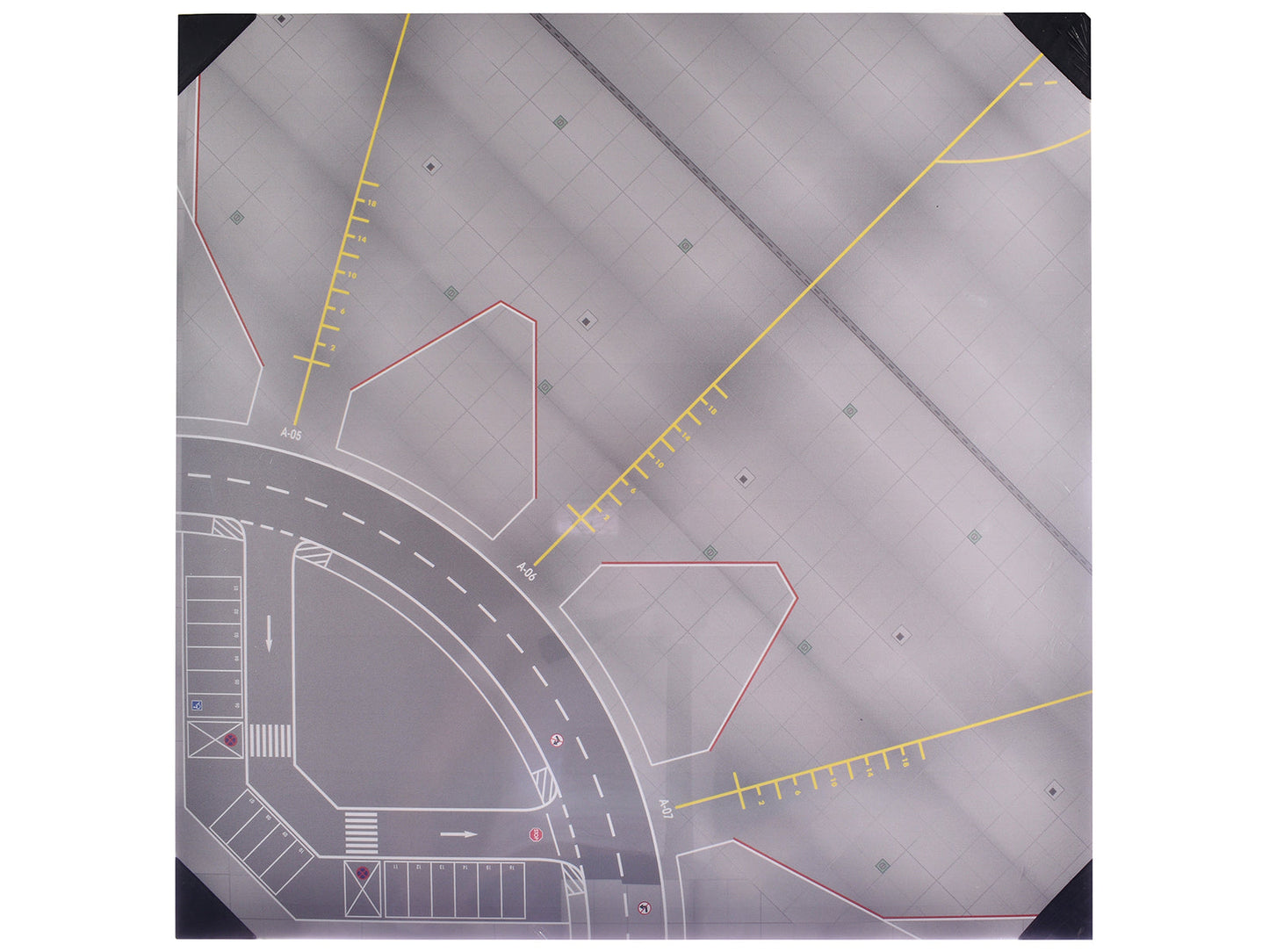 Airport Apron/Tower Cardboard Ground Plates for 1/200 Scale Models by Herpa  free shipping USA