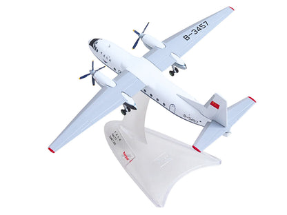 Xian Y-7 Commercial Aircraft "CAAC Airlines" (B-3457) White with Blue Stripes 1/200 Diecast Model by Herpa