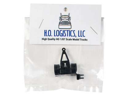 Trailer Dolly Black Kit 1/87 (HO) Plastic Model Car by HO Logistics  free shipping USA