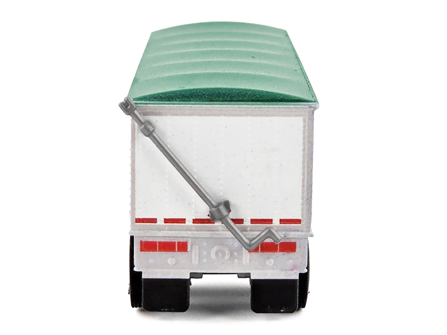 Covered Grain Trailer White with Green Tarp "Cargill" 1/87 (HO) Plastic Model Car by HO Logistics