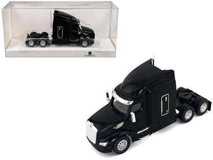 Peterbilt 579 Sleeper Cab Black 1/87 (HO) Plastic Model Car by HO Logistics  free shipping USA