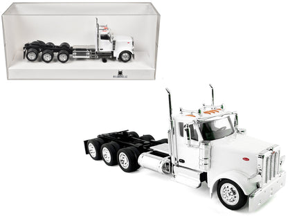Peterbilt 589 3-Axel Day Cab White 1/87 (HO) Plastic Model Car by HO Logistics  free shipping USA