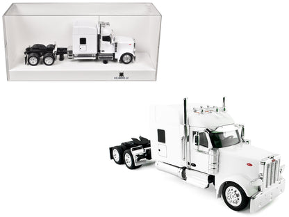 Peterbilt 589 with Stand Up Sleeper Cab White 1/87 (HO) Plastic Model Car by HO Logistics  free shipping USA