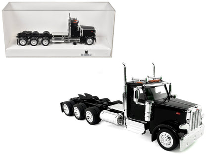 Peterbilt 589 3-Axel Day Cab Black 1/87 (HO) Plastic Model Car by HO Logistics  free shipping USA