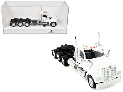 Kenworth W990 3-Axel Day Cab White 1/87 (HO) Plastic Model Car by HO Logistics  free shipping USA