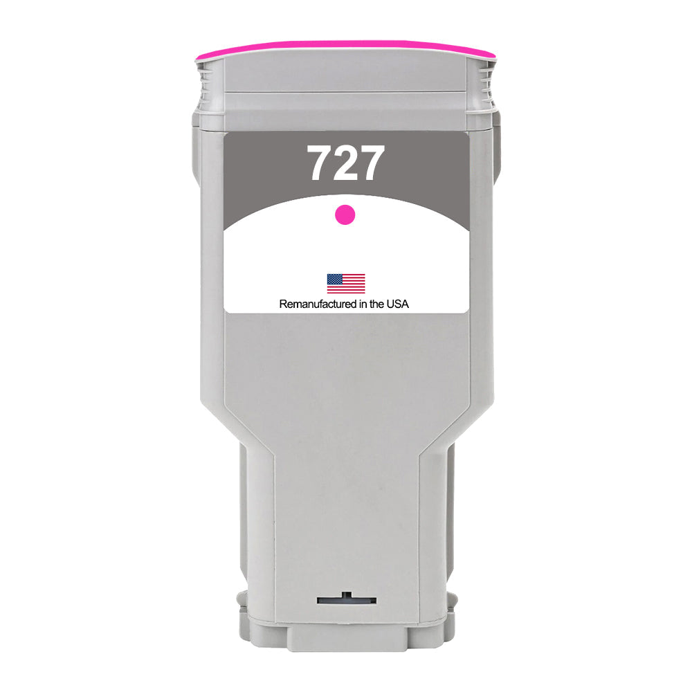U.S. Remanufactured for HP 727XL 300ml (F9J77A) Magenta Ink Cartridges