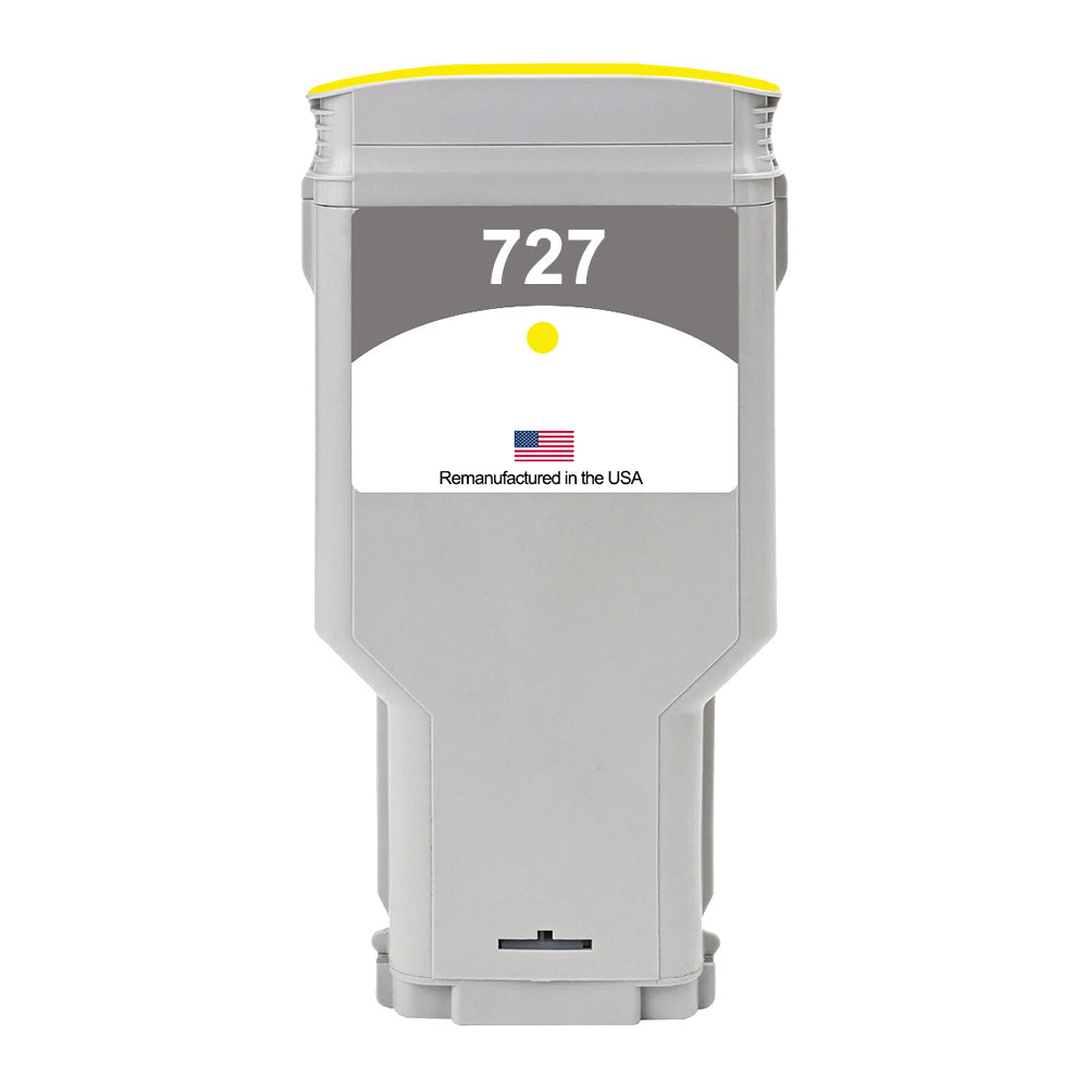 U.S. Remanufactured for HP 727XL 300ml (F9J78A) Yellow Ink Cartridges