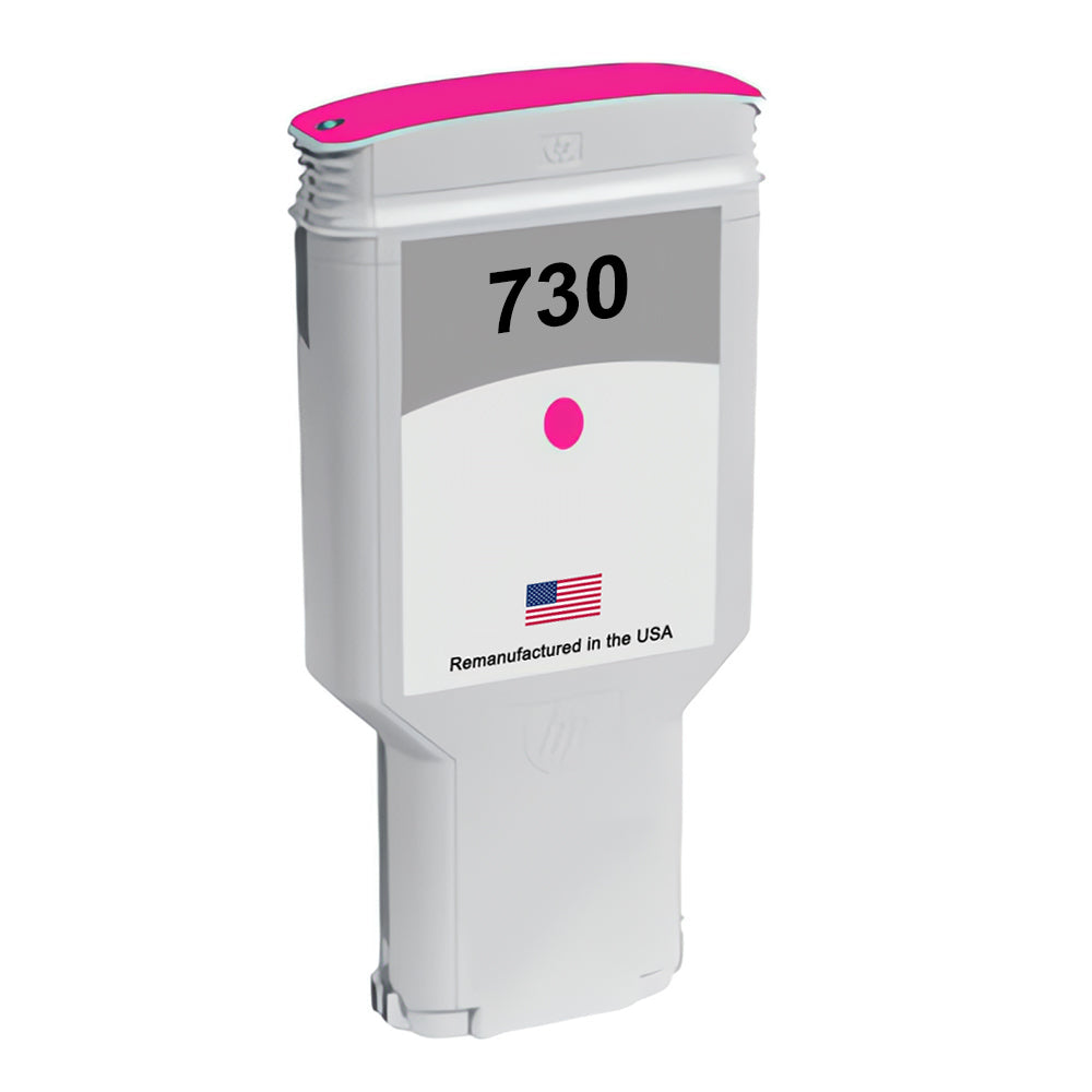 U.S. Remanufactured for HP 730 300ml  (P2V69A) Magenta Ink Cartridges