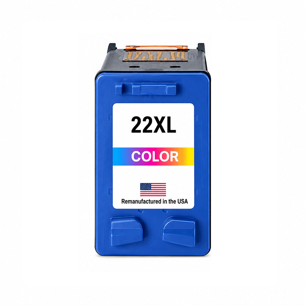 U.S. Remanufactured for HP 22 (C9352AN) Tri-Color Ink Cartridge