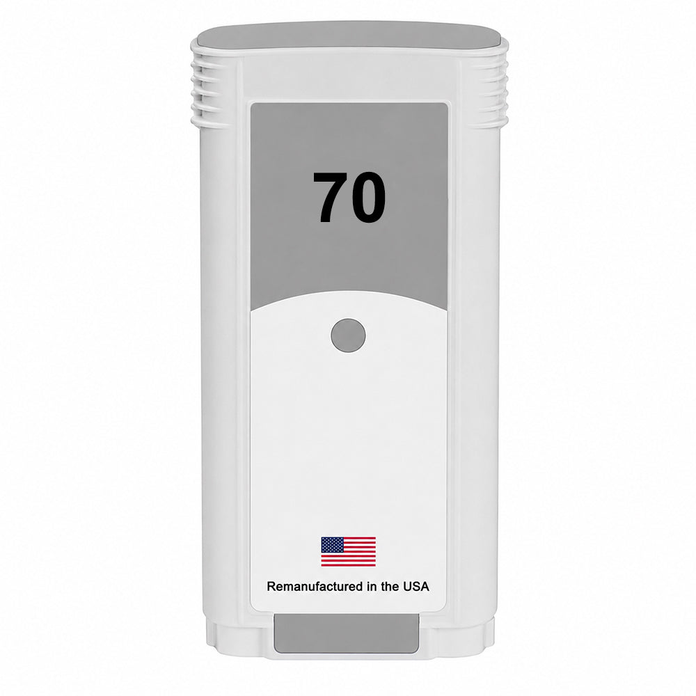 U.S. Remanufactured for HP 70 130-ml (C9450A) Gray Ink Cartridge