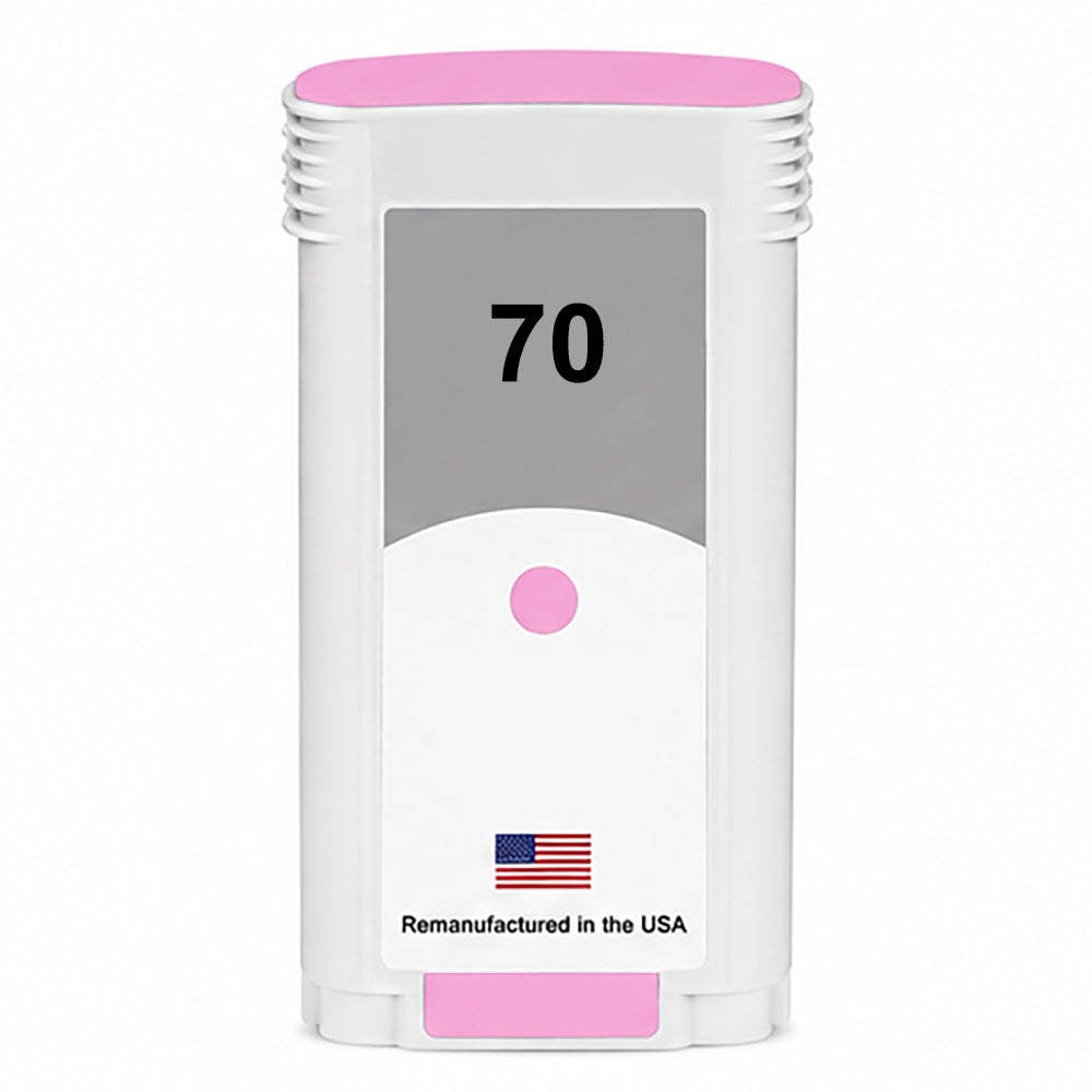 U.S. Remanufactured for HP 70 130-ml (C9455A) Light Magenta Ink Cartridge