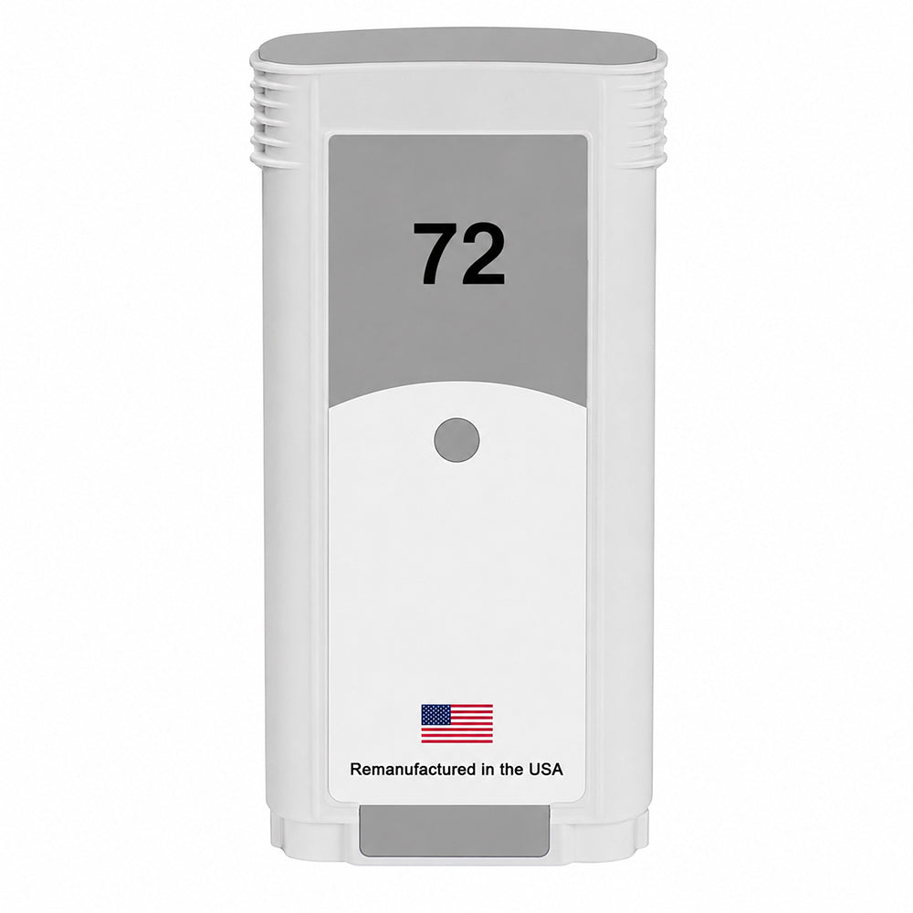 U.S. Remanufactured for HP 72 130-ml (C9374A) Gray Ink Cartridge
