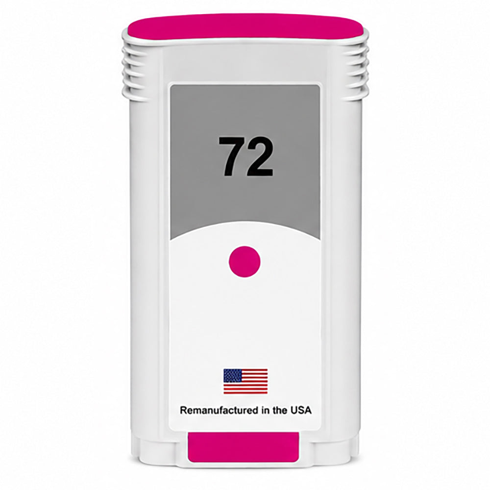 U.S. Remanufactured for HP 72 130-ml (C9372A) Magenta Ink Cartridge