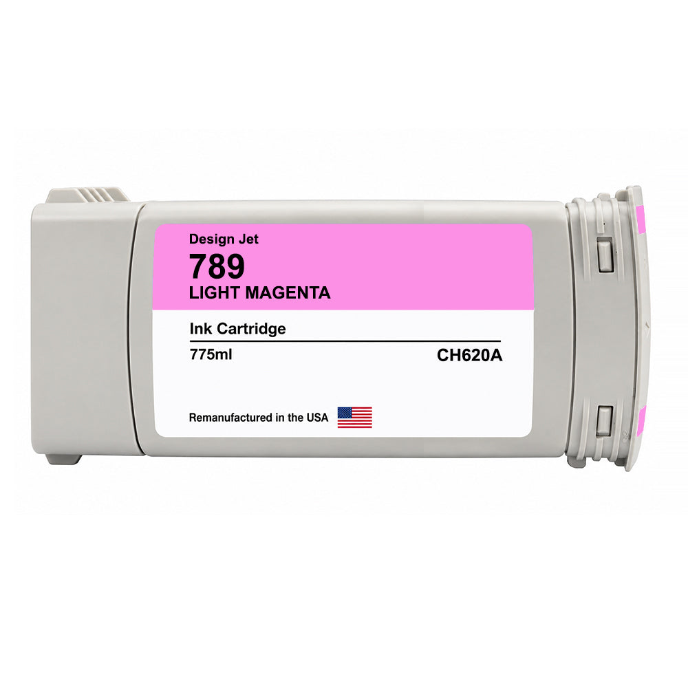 U.S. Remanufactured for HP 789 775ml (CH620A) Light Magenta  Ink Cartridge