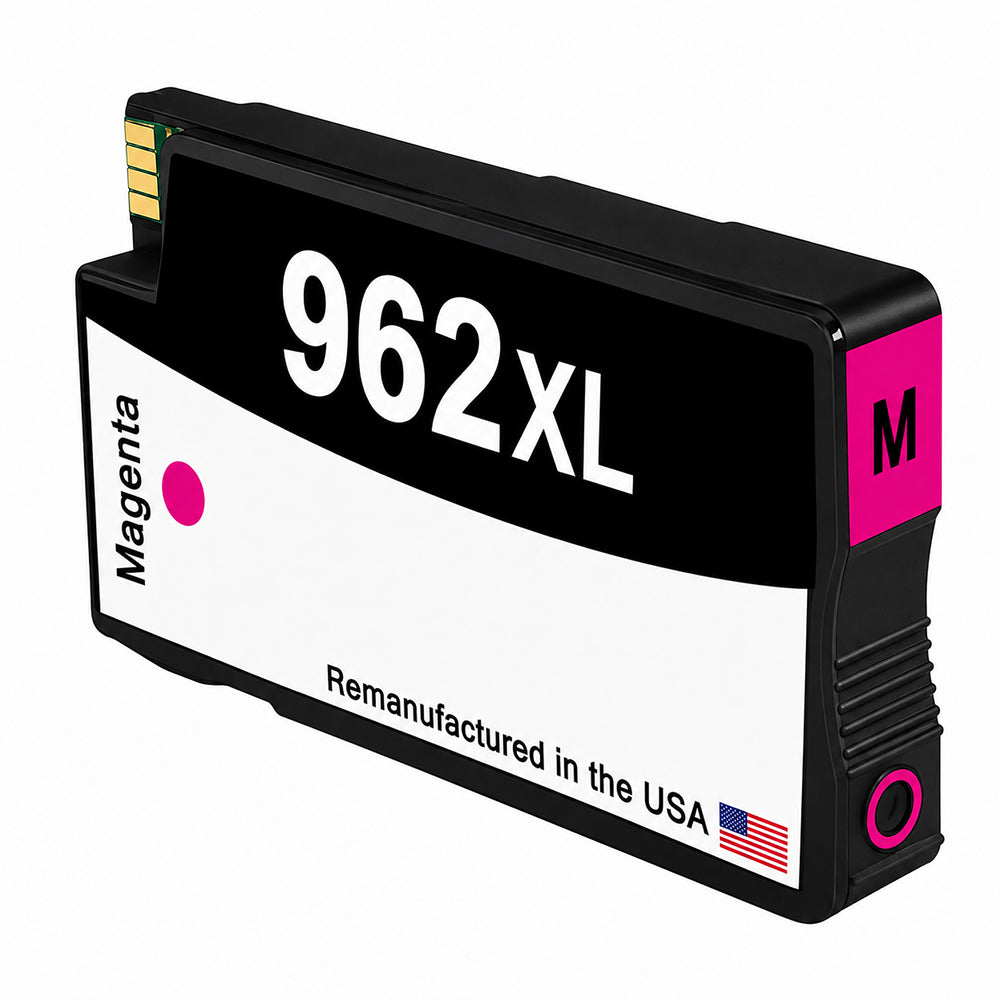 U.S. Remanufactured for HP 962XL (3JA01AN) Magenta Ink Cartridge