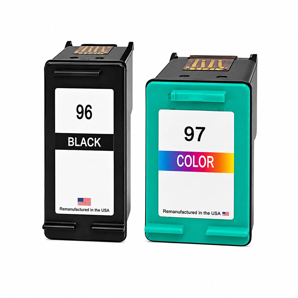 U.S. Remanufactured for HP 96 Black / 97 Color Combo Pack Ink Cartridges