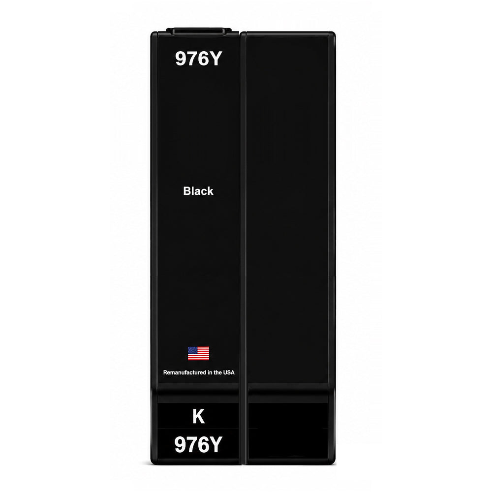 U.S. Remanufactured for HP 976Y (L0R08A) Black Extra High Yield Ink Cartridge