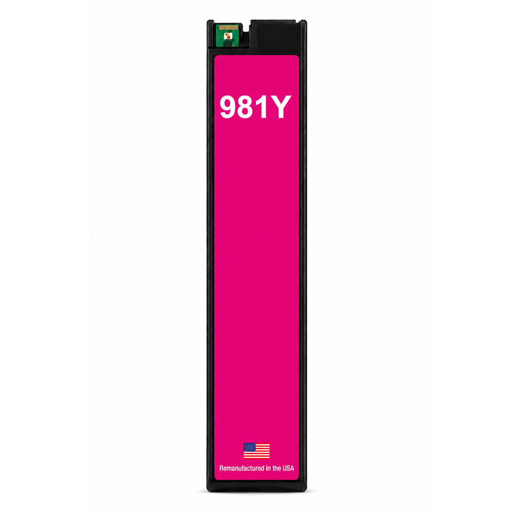 U.S. Remanufactured for HP 981Y (L0R14A) Magenta Ink Cartridge