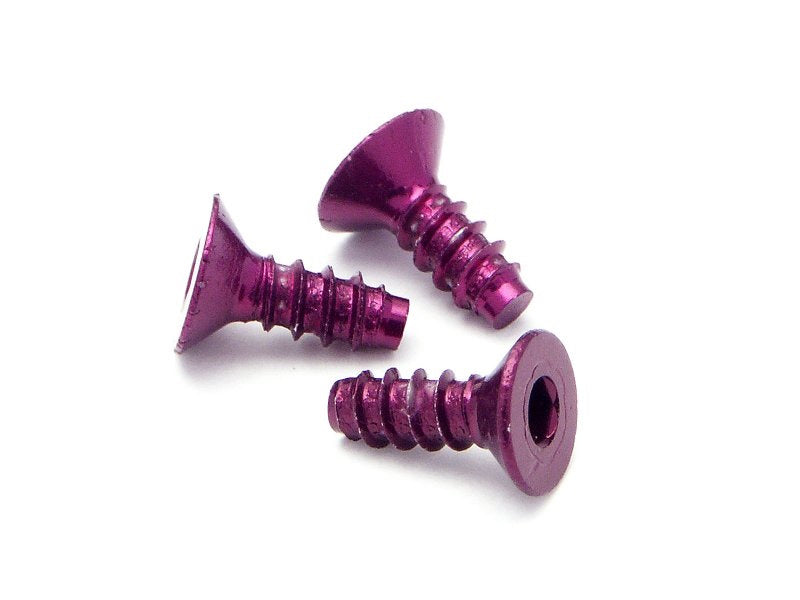 HPI Z076 Aluminum T.P. Flat Head Screw M3x8 Purple