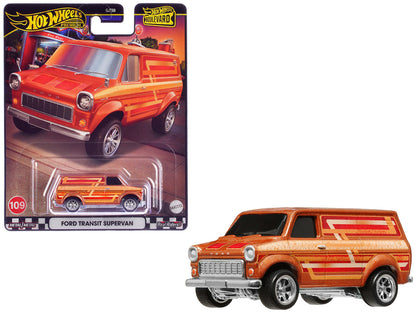 Ford Transit Supervan Copper Metallic with Graphics "Boulevard" Series Diecast Model Car by Hot Wheels  free shipping USA