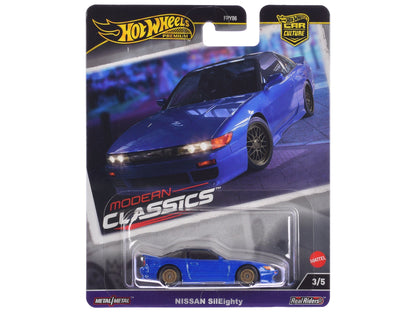 Nissan SilEighty Blue Metallic "Modern Classics" Series Diecast Model Car by Hot Wheels  free shipping USA